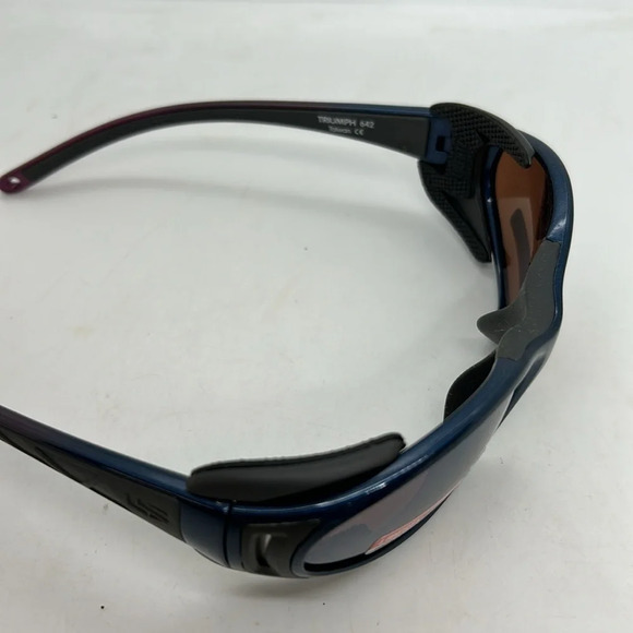 RecSpecs Triumph Sunglasses Frames RXable Metallic Black/Blue 61-17-140 NWT - Picture 8 of 8